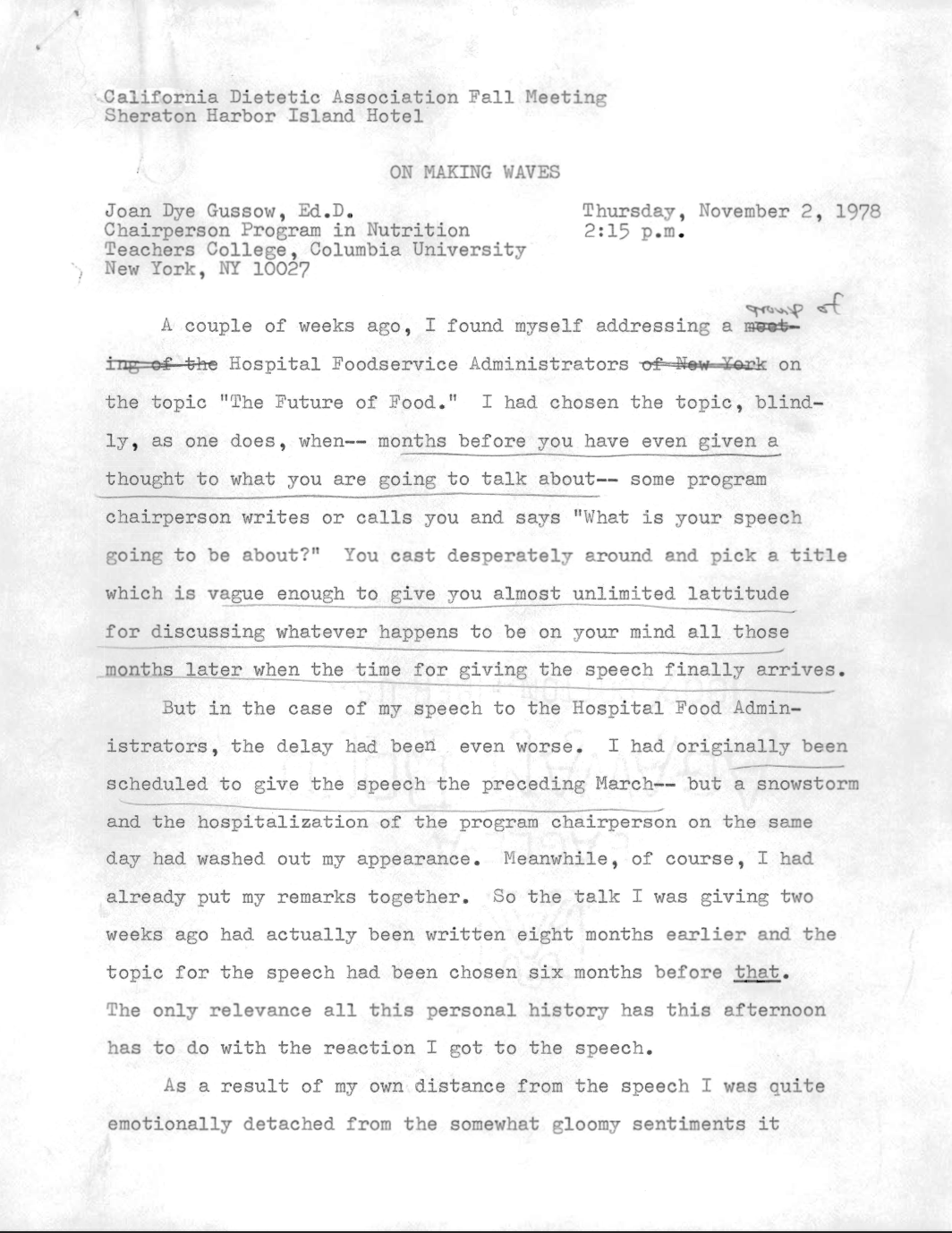 Paper written by gussow